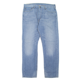 LEVI'S 505 Jeans Mens Blue Regular Straight Stone Wash W38 L32