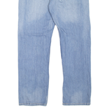 LEVI'S 505 Jeans Mens Blue Regular Straight Stone Wash W38 L32