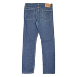 LEVI'S 513 Jeans Mens Blue Slim Straight Stone Wash W33 L32
