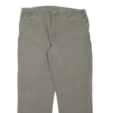 DICKIES Carpenter Workwear Mens Jeans Green Relaxed Tapered W40 L32