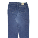 LEE Womens Jeans Blue Regular Mom Stone Wash W32 L30