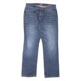 GUESS Del Mar Fit Mens Jeans Blue Slim Straight Stone Wash W32 L29