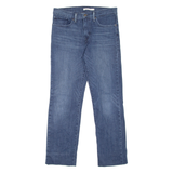 LEVI'S 314 Shaping Womens Jeans Blue Regular Straight Stone Wash W30 L27