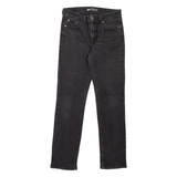 LEVI'S Mid Rise Womens Jeans Black Slim Skinny W30 L32