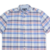 TOMMY HILFIGER Mens Shirt Blue Check L