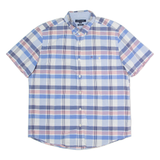 TOMMY HILFIGER Mens Shirt Blue Check L