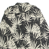GUESS Mens Shirt Black Crazy Pattern Long Sleeve XL