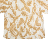 PANAMA JACK Mens Hawaiian Shirt White Crazy Pattern XL