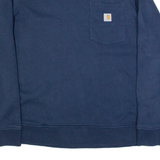 CARHARTT Relaxed Fit Womens Sweatshirt Blue XL