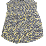 ONLY MATERNITY Y2K Womens Camisole Top Black V-Neck Sleeveless Floral M