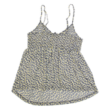 ONLY MATERNITY Y2K Womens Camisole Top Black V-Neck Sleeveless Floral M