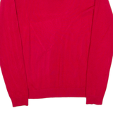 GUESS Womens Jumper Red Tight Knit S