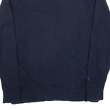 TOMMY HILFIGER Mens Jumper Blue V-Neck Tight Knit S