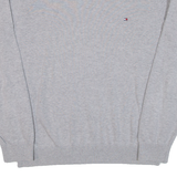 TOMMY HILFIGER Mens Jumper Grey Tight Knit L