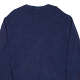 POLO RALPH LAUREN Sleepwear Mens Jumper Blue Waffle Knit XL
