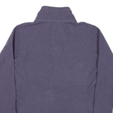 THE NORTH FACE Womens Fleece Purple 1/4 Zip M