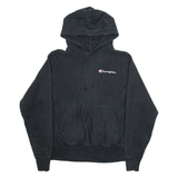 CHAMPION Mens Black Hoodie S