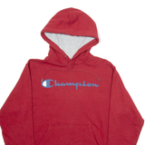 CHAMPION Mens Red Hoodie S