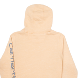CARHARTT 12-14 Womens Orange Hoodie L