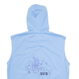 H2O Mens Blue Hoodie Full Zip L