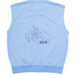 H2O Mens Blue Hoodie Full Zip L