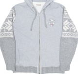 NAPAPIJRI Bear Island Womens Grey Hoodie Full Zip M