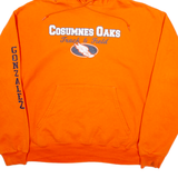CHAMPION Cosumnes Oaks Mens Orange Hoodie USA L