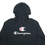 CHAMPION Mens Black Hoodie L