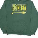 CHAMPION Northern Michigan University Mens Green Hoodie USA L