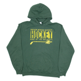 CHAMPION Northern Michigan University Mens Green Hoodie USA L