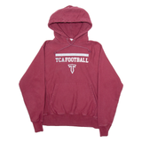 CHAMPION TCA Football Mens Red Hoodie USA S