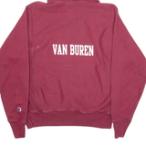 CHAMPION TCA Football Mens Red Hoodie USA S