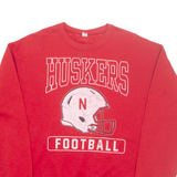 Huskers Football Mens Sweatshirt Red USA M