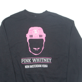 CHAMPION Pink Whitney Mens Sweatshirt Black XL