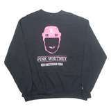 CHAMPION Pink Whitney Mens Sweatshirt Black XL