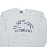 MV SPORT Lassen Volcanic National Park Mens Sweatshirt Grey USA XL