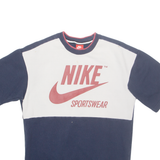 NIKE Mens Sweatshirt Blue S