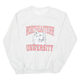 Northeastern University Womens Sweatshirt Grey USA S