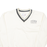 PRO CELEBRITY Penn Athletics Mens Sweatshirt Cream V-Neck USA XL