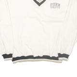 PRO CELEBRITY Penn Athletics Mens Sweatshirt Cream V-Neck USA XL