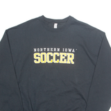 Northern Iowa Soccer Mens Sweatshirt Black USA XL
