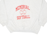 DISCUS ATHLETIC Memorial Softball Mens Sweatshirt Grey 2XL