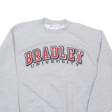 CHAMPION Bradley University Mens Sweatshirt Grey USA L