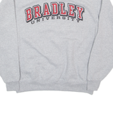 CHAMPION Bradley University Mens Sweatshirt Grey USA L