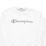 CHAMPION Mens Sweatshirt White L