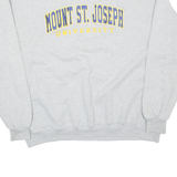 CHAMPION Mount St Joseph University Mens Sweatshirt Grey USA 2XL