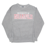MV SPORT University Of Indianapolis Mens Sweatshirt Grey USA M