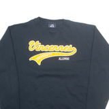 J. AMERICA Vincennes University Mens Sweatshirt Black USA XL