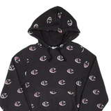 CHAMPION REVERSE WEAVE Mens Black Hoodie S