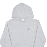 CHAMPION REVERSE WEAVE Mens Grey Hoodie S